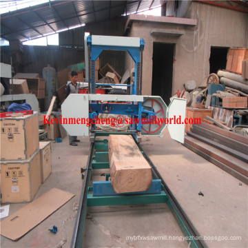 Portable Diesel Wood Cutting Saw Mj1300d Horizontal Band Sawing Machine